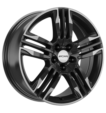 Ronal R58 8x20 ET40 5x105 56,6 schwarz-hornkopiert