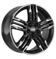 Ronal R58 MCR 8x20 ET40 5x105 56,6 jetblack-white rim