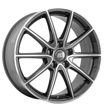 RCDesign RC32 8x18 ET21 5x112 66,6 himalaya grey vollpoliert