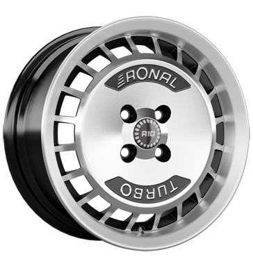 Ronal R10 TURBO 7x15 ET37 4x98 68 schwarz-frontkopiert