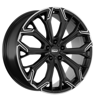 CMS C37 8x19 ET34,1 5x112 66,5 diamant schwarz matt