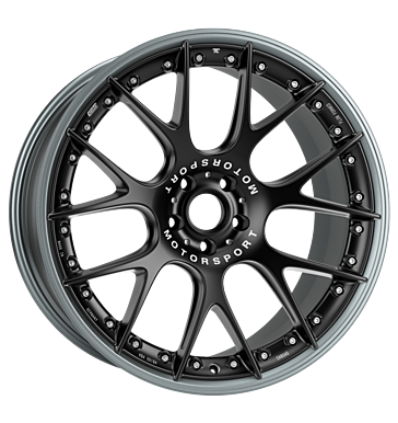 BBS CH-RII Unlimited K2 8,5x20 ET13 5x112 77 schwarz seidenmatt / titan seidenmatt