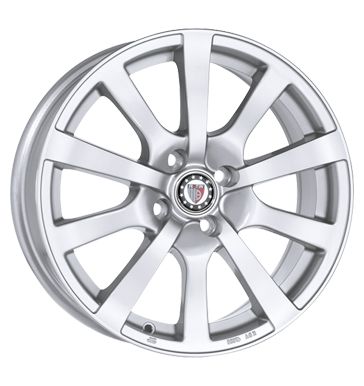 Platin P58 7x17 ET35 4x100 63,4 silver
