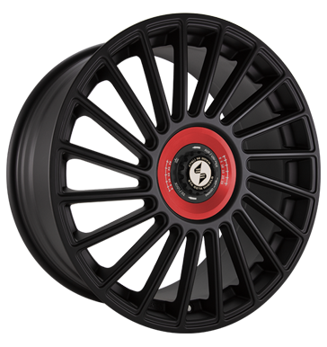 Eta Beta Venti-R ZV 8,5x19 ET45 5x112 78,1 Black matt R.Rot/M.Schwarz