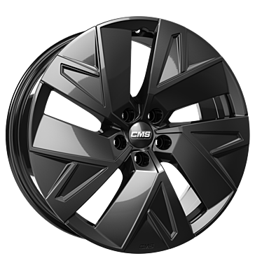 CMS C32-AERO 7,5x18 ET49 5x108 65,1 complete black gloss