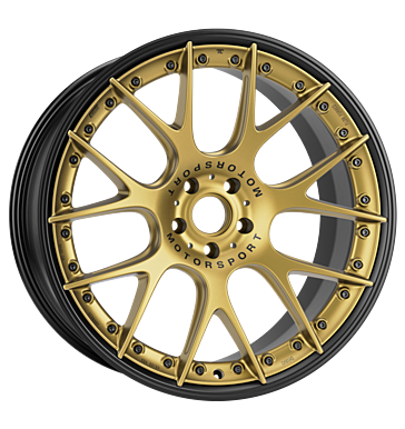 BBS CH-RII Unlimited K1 9x20 ET36 5x130 77 racing gold seidenmatt / schwarz seidenmatt