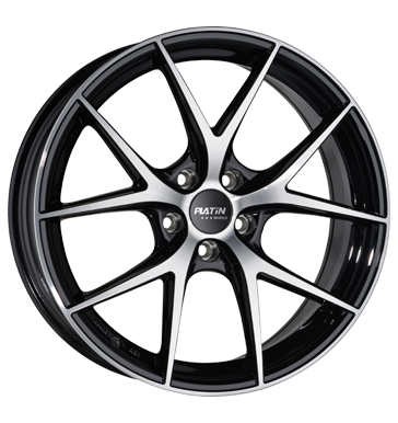 Platin P94 8,5x20 ET40 5x114,3 72,5 schwarz poliert