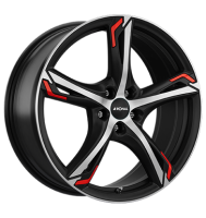 Ronal R62 Red 8x19 ET45 5x108 76...
