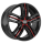 Ronal R57 MCR 7,5x19 ET40 5x105 56,6 jetblack-red spoke