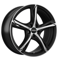 Ronal R62 7,5x17 ET45 5x112 76 jetblack-matt-frontkopiert