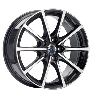 Borbet BL5 8x17 ET38 5x100 64 black polished