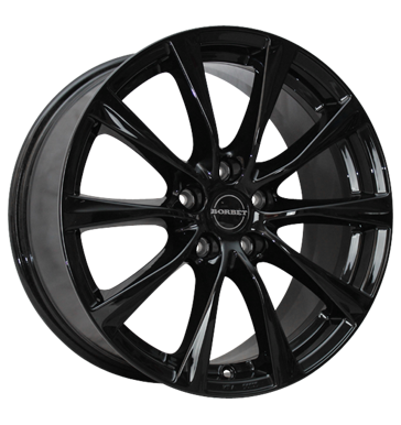 Borbet RE 7,5x17 ET37 5x112 66,6 glanzschwarz