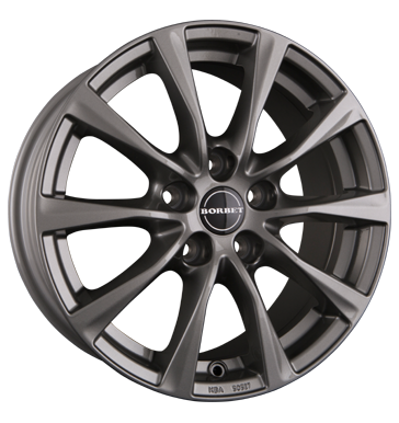 Borbet RE 7,5x17 ET45 5x108 72,5 metal grey