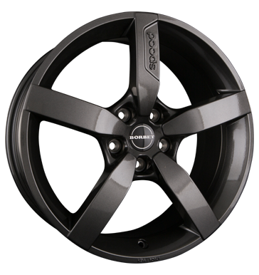 Borbet T1 7x17 ET45 5x108 72,5 anthrazit glossy