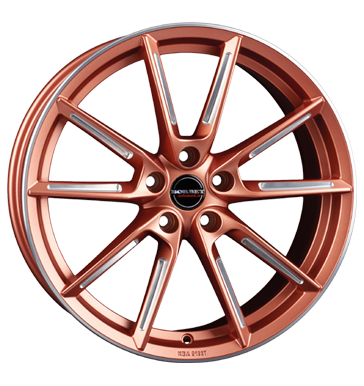 Borbet LX 8x19 ET50 5x114,3 72,5 copper matt spoke rim polished