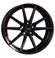 Borbet LX 8,5x20 ET45 5x112 57,1 black glossy rim red