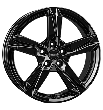 Borbet T10 7x17 ET42 5x108 65,1 black glossy