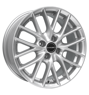 Borbet BS4 7x16 ET30 4x98 64,1 brillant silver