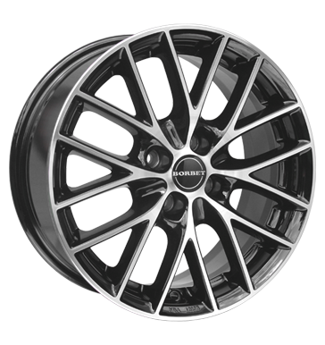 Borbet BS4 7x16 ET45 4x100 64,1 black polished