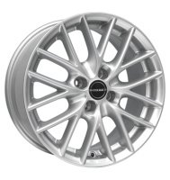 Borbet BS4 7x16 ET45 4x100 64,1 brillant silver