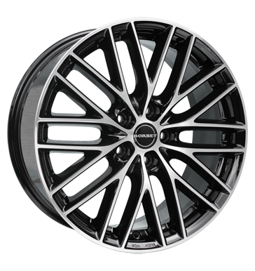 Borbet BS5 8x18 ET40 5x115 70,2 black polished