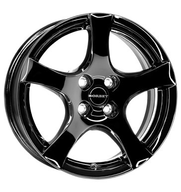 Borbet F 6,5x16 ET38 4x100 64,1 black glossy