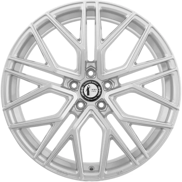 E 2 FF Deep Concave 9,5x20 5x120 ET25 Hyper Silber