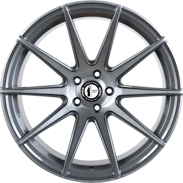 E 1 FF Deep Concave 10,5x20 5x112 ET20 Titanium brushed