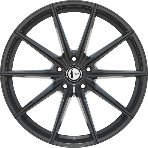 E1 FL Concave 9,0x20 5x112 ET8 Highgloss Black