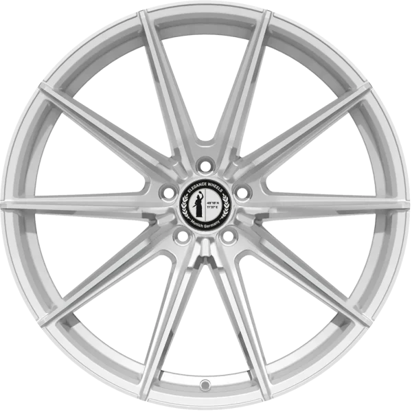 E1 FL Heavy Deep Concave 11,0x21 5x112 ET15 Hyper Silver Polished Surface
