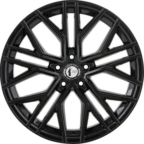 E 2 FF Deep Concave 9,5x19 5x112 ET40 Highgloss Black
