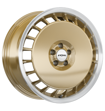 Ronal R50 AERO 8x18 ET35 5x112 76 racing-gold-hornkopiert