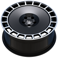 MONOBLOCK PL1 Concave 9,0x20 5x120 ET42 Highgloss Black Polished Elements