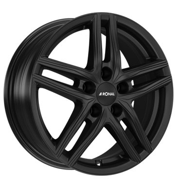 Ronal R65 7x18 ET45 5x108 76 jetblack-matt
