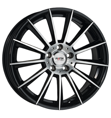 Platin P74 7x17 ET51 5x112 66,6 black polished