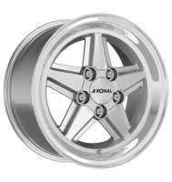 Ronal R9 7x15 ET17 5x120 82 silber-hornkopiert