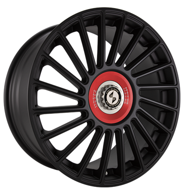 Eta Beta Venti-R ZV 9x20 ET27 5x120 72,6 Black matt R.Rot/M.Silber