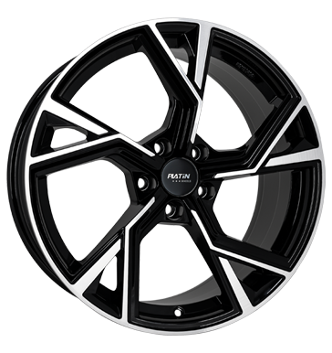 Platin P100 8x18 ET28 5x112 66,6 black polished