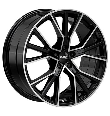Platin P102 8x18 ET35 5x112 66,6 black polished