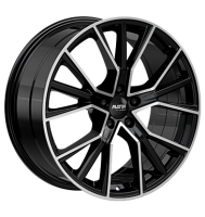 Platin P102 8x18 ET40 5x112 66,6 black polished