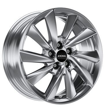 Ronal R70 7,5x18 ET42 5x114,3 82 platinum silber