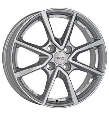 Platin P95 6,5x16 ET37 4x100 60,1 metall silber
