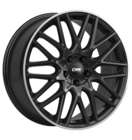 CMS C25 10x20 ET32 5x112 66,5 Diamond Rim Black Gloss