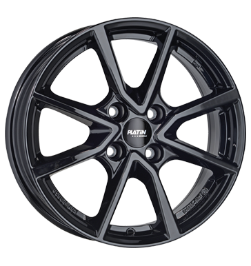 Platin P95 6,5x16 ET32 4x108 65,1 diamant-schwarz