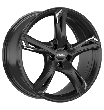 Ronal R62 Chrome 7,5x18 ET45 5x112 76 jetblack chrome