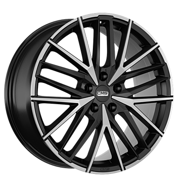 CMS C36 9,5x21 ET42 5x112 72,6 diamond matt black