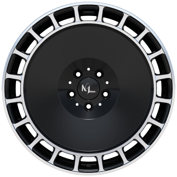 MONOBLOCK PL1 Concave 9,0x20 6x120 ET35 Highgloss Black Polished Elements