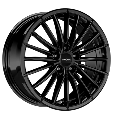 Ronal R68 8x18 ET40 5x108 76 jetblack