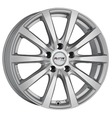Platin P69 7x16 ET44 5x108 65,1 polar silber