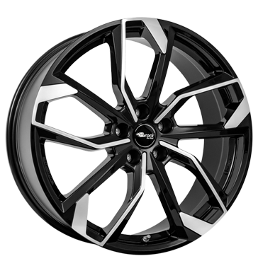 RCDesign RC34 6,5x16 ET50 5x108 63,4 schwarz glanz vollpoliert